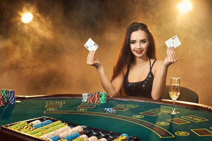 Antarmuka taruhan Speed Baccarat dengan opsi pemain, banker, dan seri